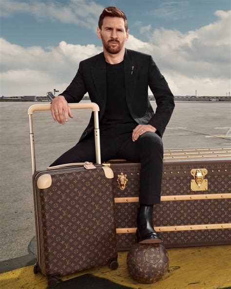 messi louis vuitton deal|lionel Messi horizon suitcase.